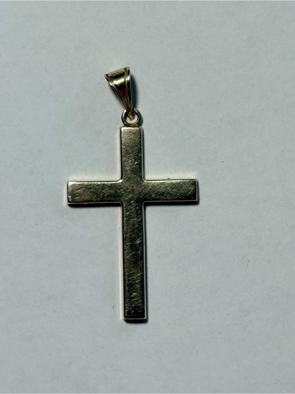 Simple Vintage 14K Gold Cross Pendant
